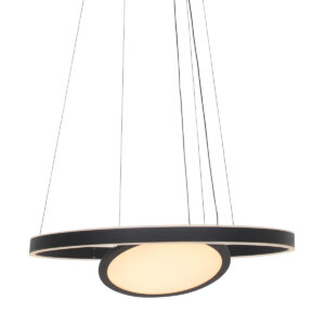 suspension-moderne-avec-anneau-stylise-steinhauer-ringlux-noir-3514zw