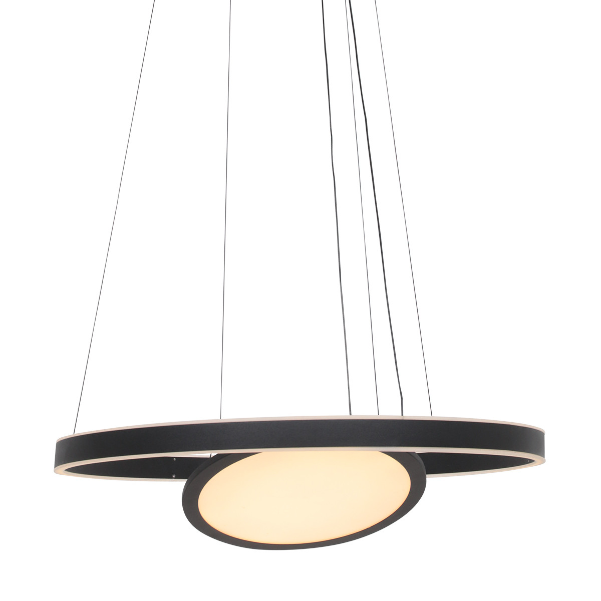 suspension-moderne-avec-anneau-stylise-steinhauer-ringlux-noir-3514zw
