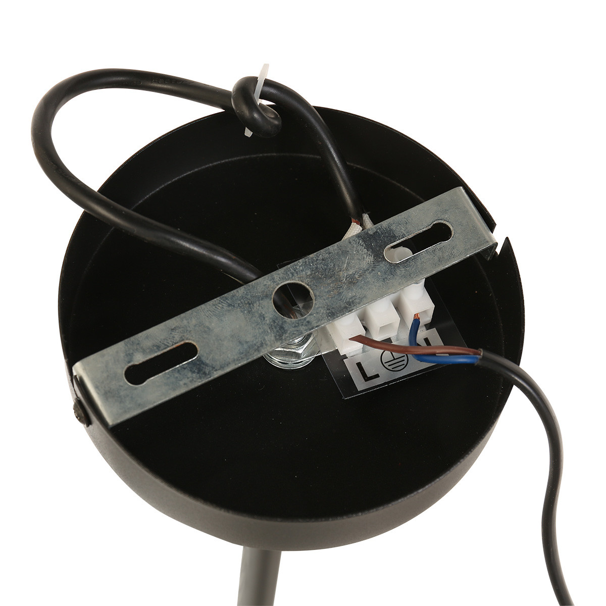 Suspension moderne avec quatre boules Steinhauer Constellation verre fumé et noir – Image 12