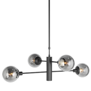 suspension-moderne-avec-quatre-boules-steinhauer-constellation-verre-fume-et-noir-3804zw-2