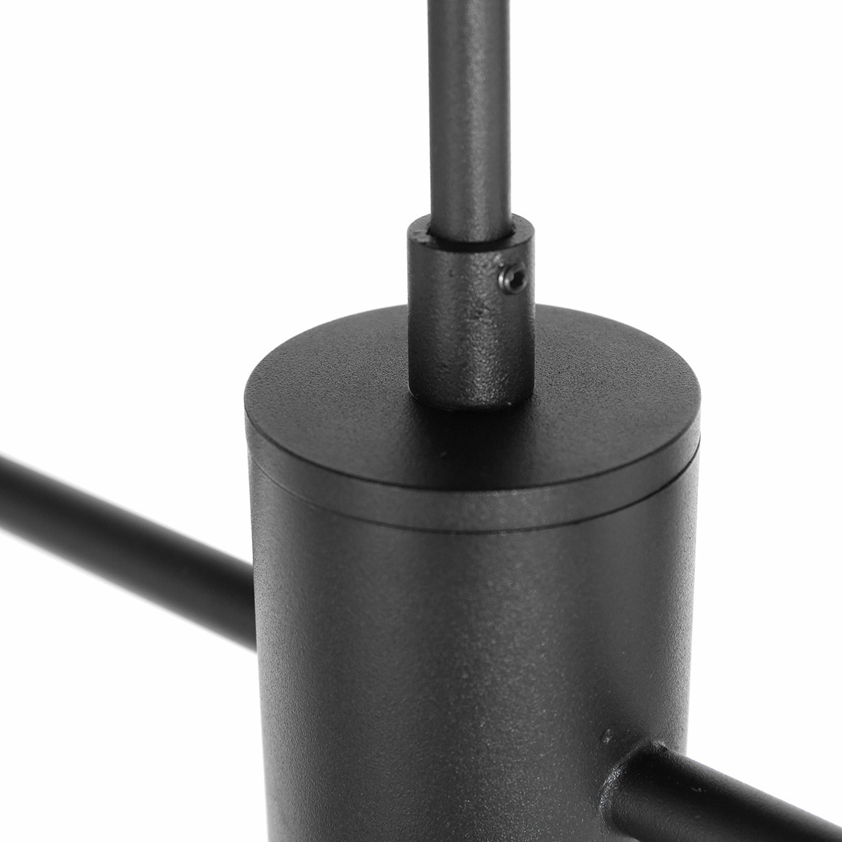 Suspension moderne avec quatre boules Steinhauer Constellation verre fumé et noir – Image 9