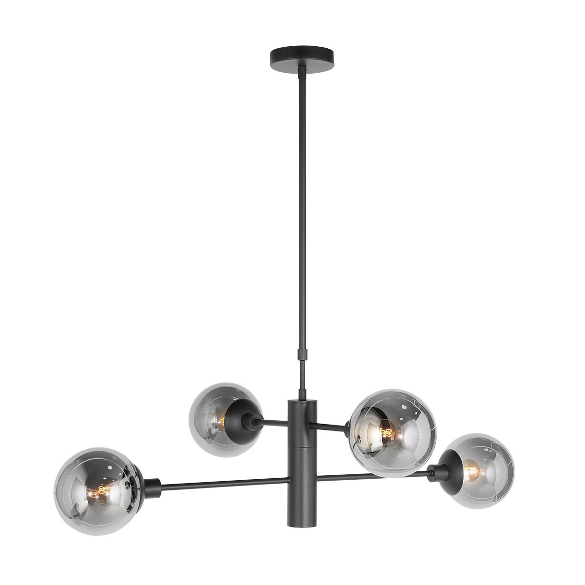 suspension-moderne-avec-quatre-boules-steinhauer-constellation-verre-fume-et-noir-3804zw