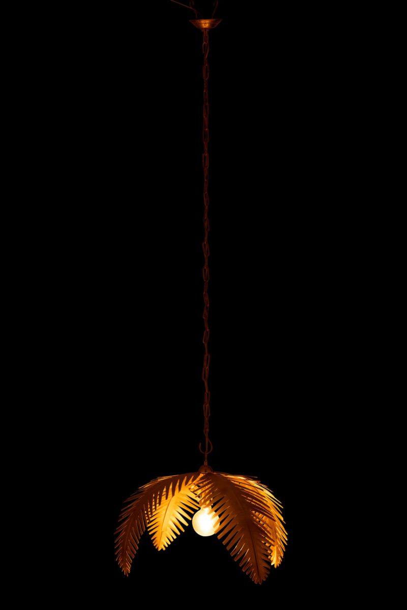 suspension-moderne-doree-avec-decoration-de-feuille-jolipa-lilly-96491-4