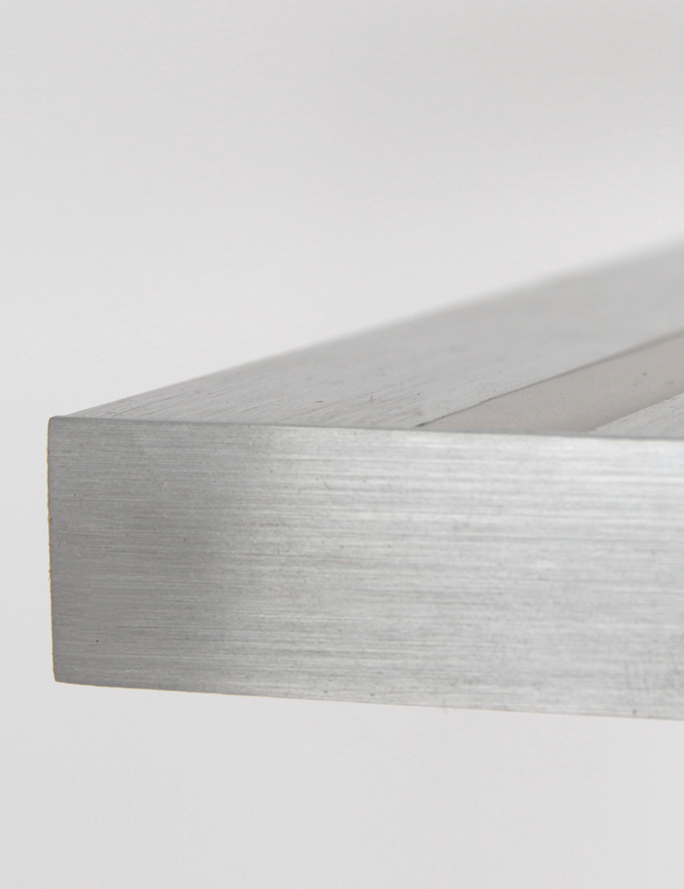 Suspension moderne en acrylique argenté Steinhauer Bande acier – Image 10