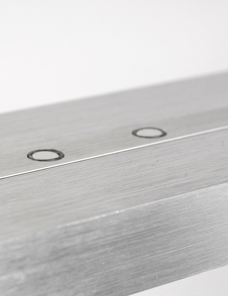 Suspension moderne en acrylique argenté Steinhauer Bande acier – Image 11