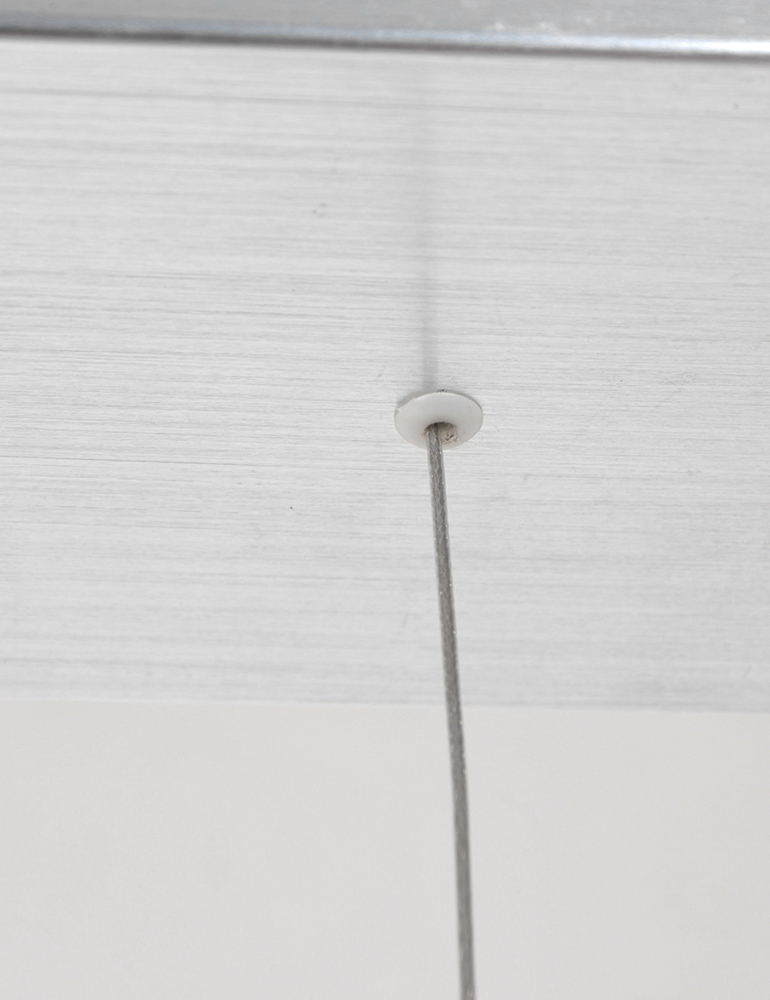 Suspension moderne en acrylique argenté Steinhauer Bande acier – Image 13