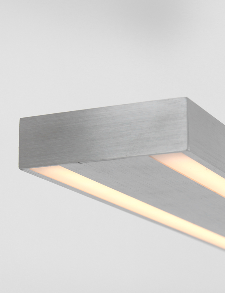 Suspension moderne en acrylique argenté Steinhauer Bande acier – Image 4