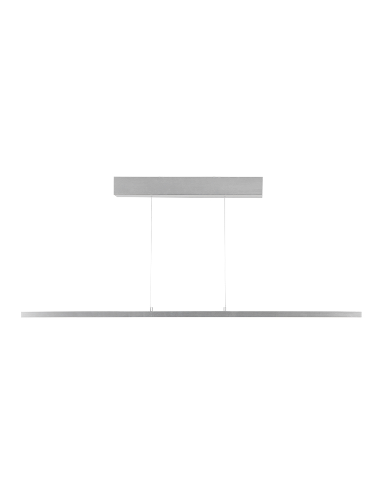 Suspension moderne en acrylique argenté Steinhauer Bande acier – Image 8