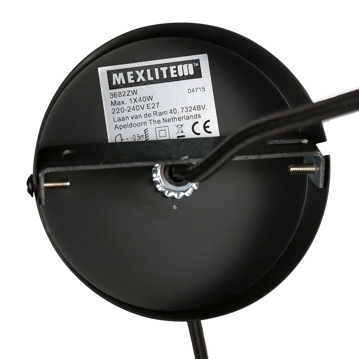 Suspension noire avec couleur cuivre Mexlite Skandina or et noir – Image 12