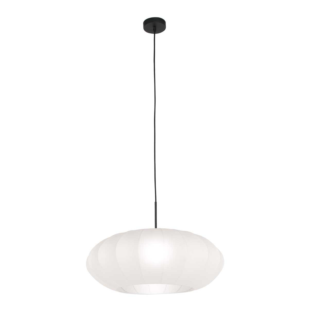 Suspension noire design abat-jour clair Steinhauer Sparkled light opaque et noir – Image 11