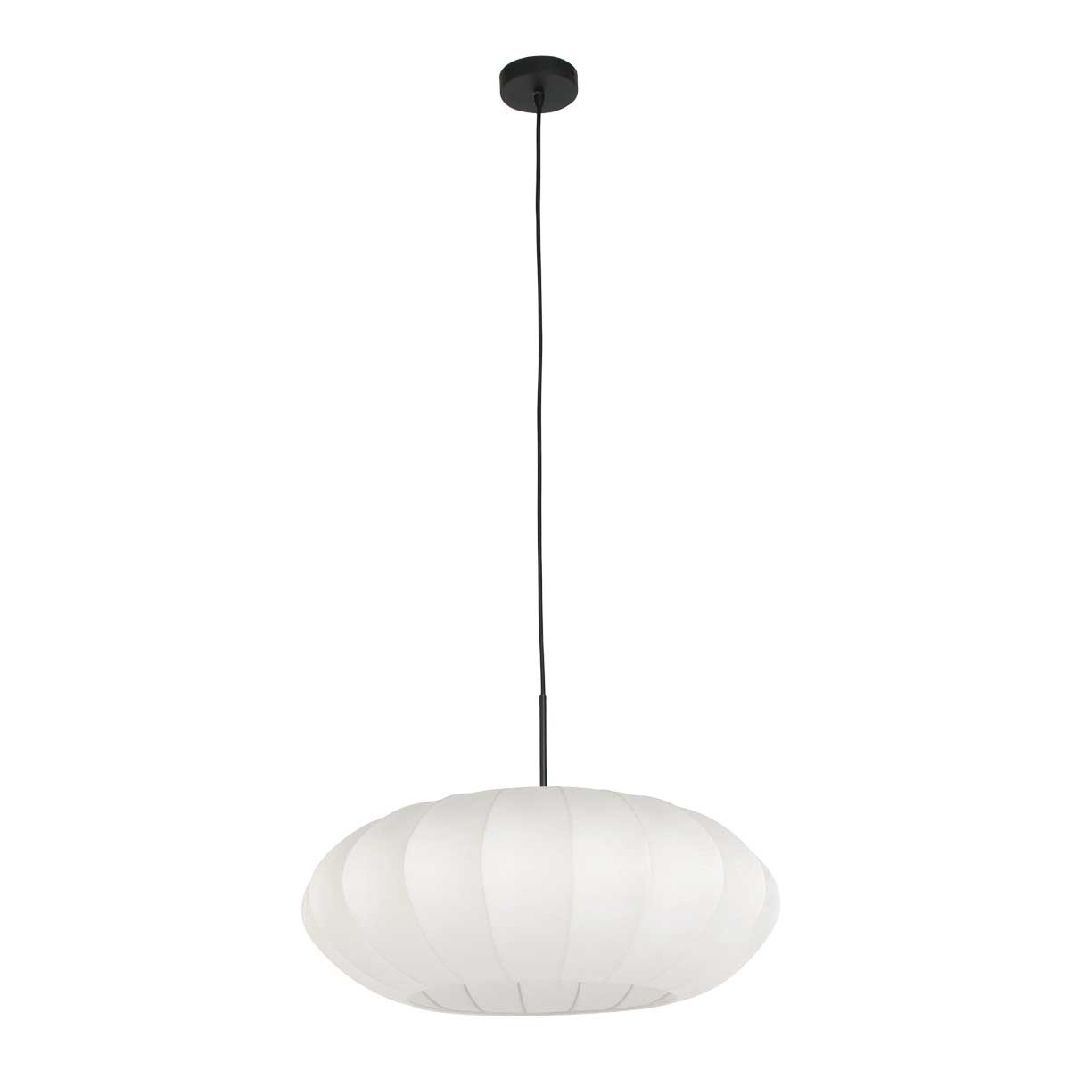 Suspension noire design abat-jour clair Steinhauer Sparkled light opaque et noir – Image 2