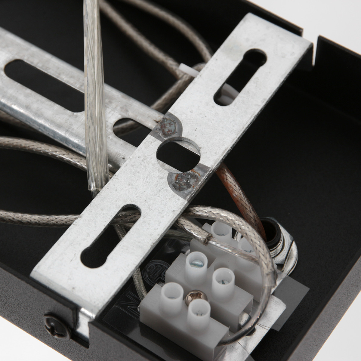 Suspension noire trois abat-jours raphia Steinhauer Stang naturel et noir – Image 17