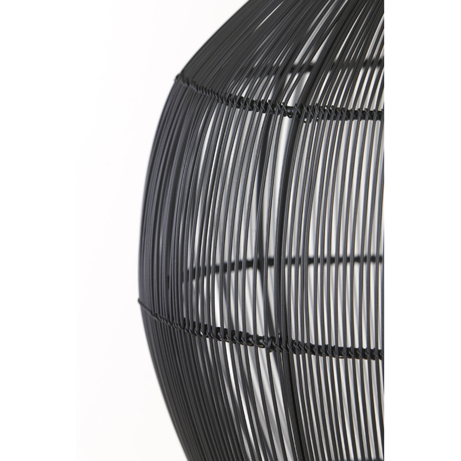 Suspension ovale noire rustique Light & Living Yumi – Image 4