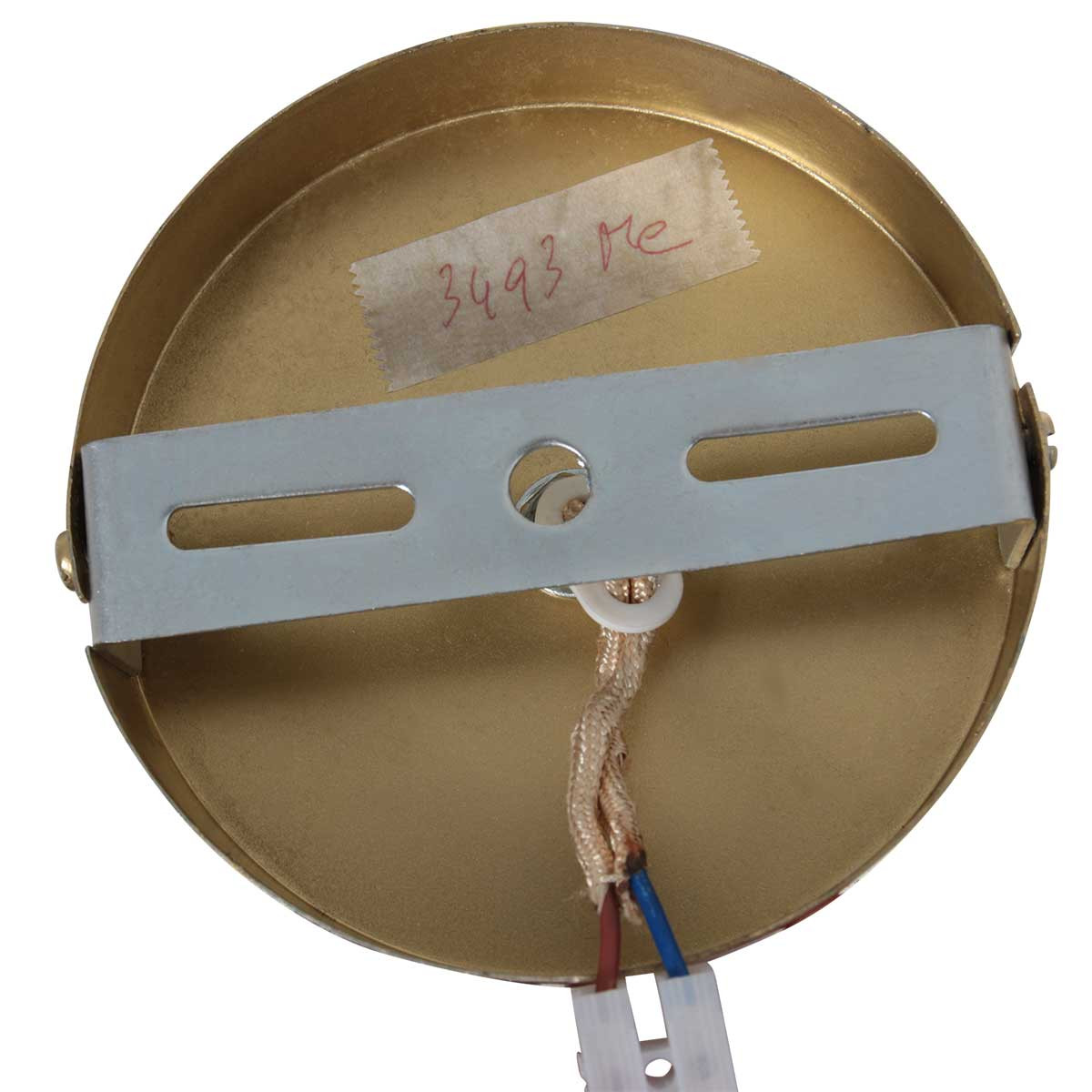 Suspension en laiton avec abat-jour en verre en forme de bouteille Mexlite Grazio Glass – Image 14