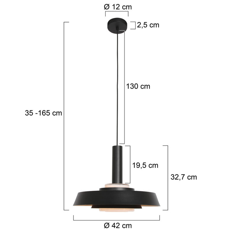 suspension-retro-anne-lighting-flinter-noir-avec-interieur-dore-3328zw-6