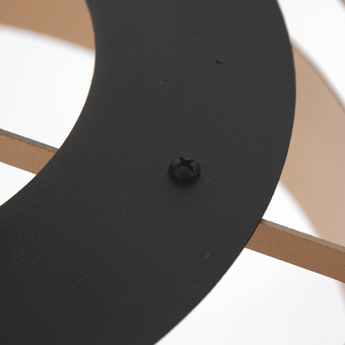 Suspension ronde anneaux Anne Lighting Flinter noir intérieur doré – Image 12