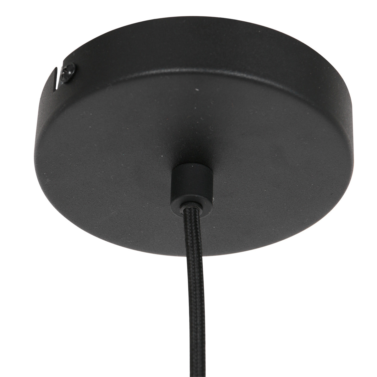 Suspension ronde anneaux Anne Lighting Flinter noir intérieur doré – Image 14