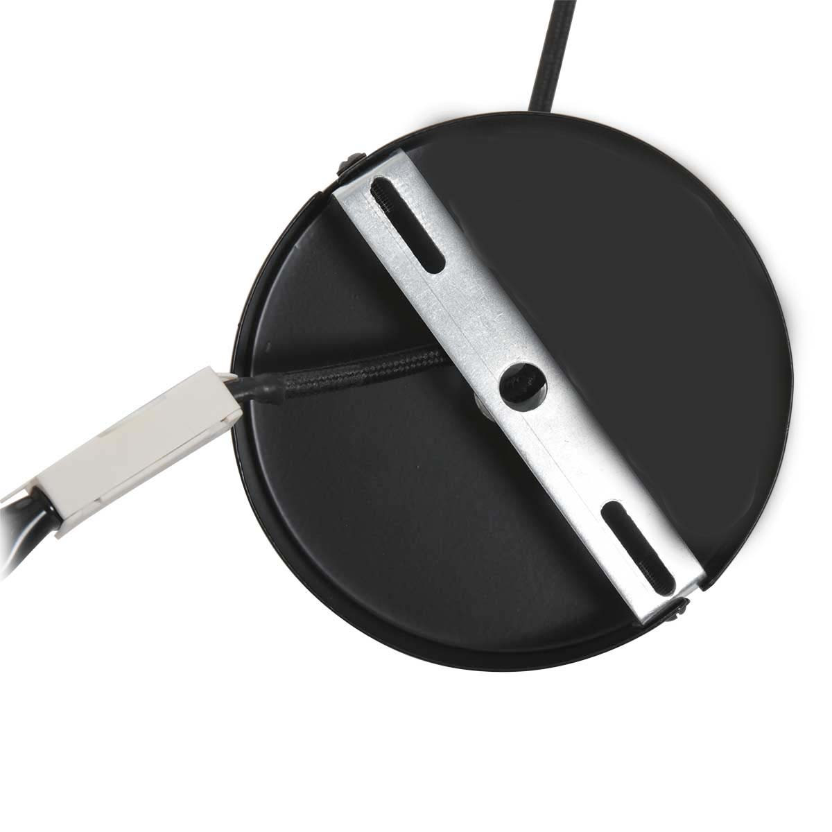 Suspension ronde avec filet noir Anne Light & Home Capos noir – Image 17