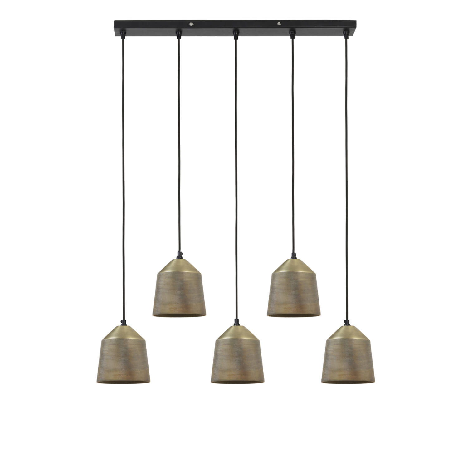 Suspension rustique en forme de globe marron Light & Living Lilou – Image 2