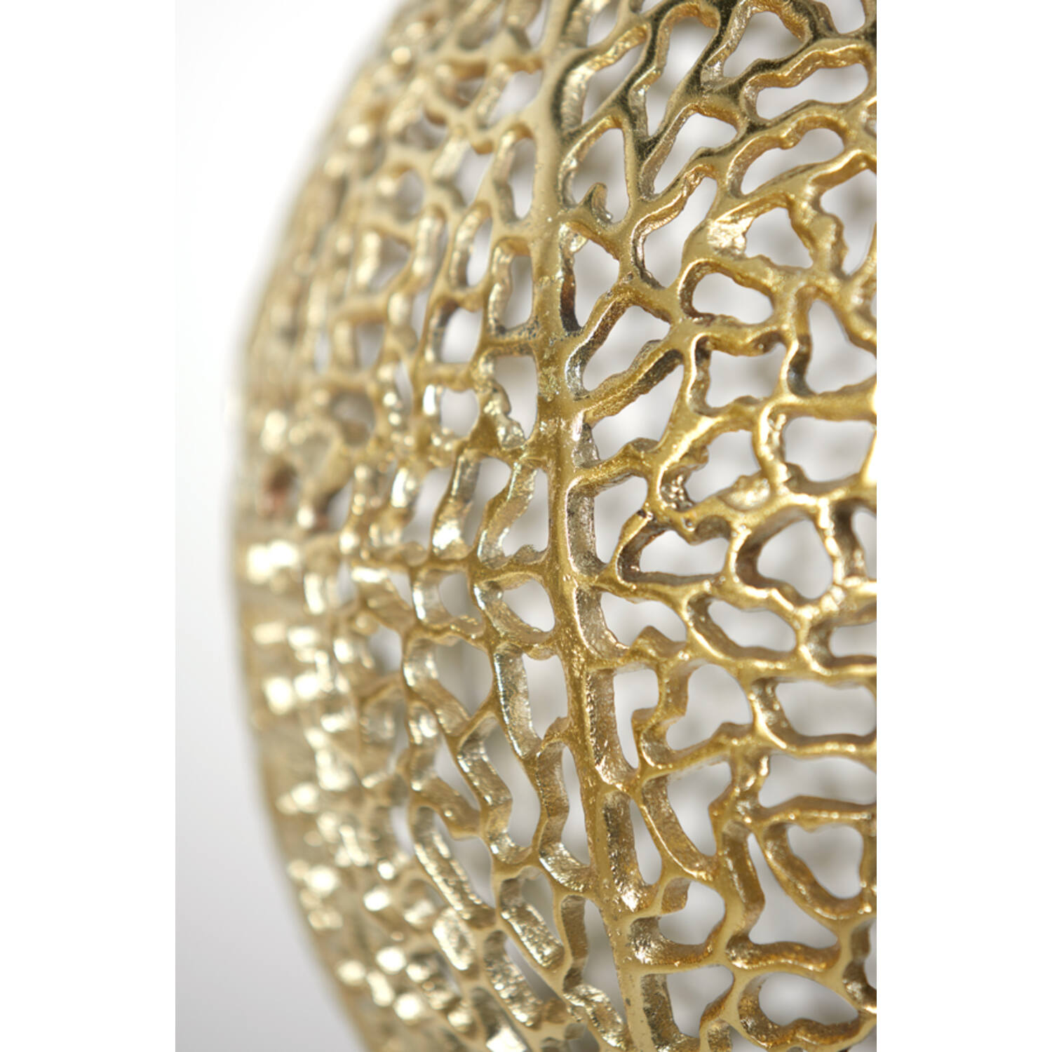 Suspension rustique en laiton en forme de globe Light & Living Sinula – Image 4