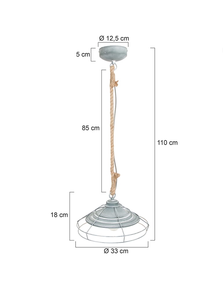 Suspension rustique luminaire Mexlite Dina – Image 11
