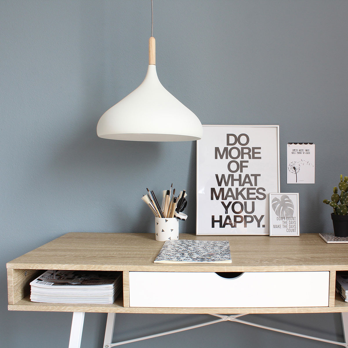 Suspension scandinave avec bois Mexlite Bjorr – Image 3