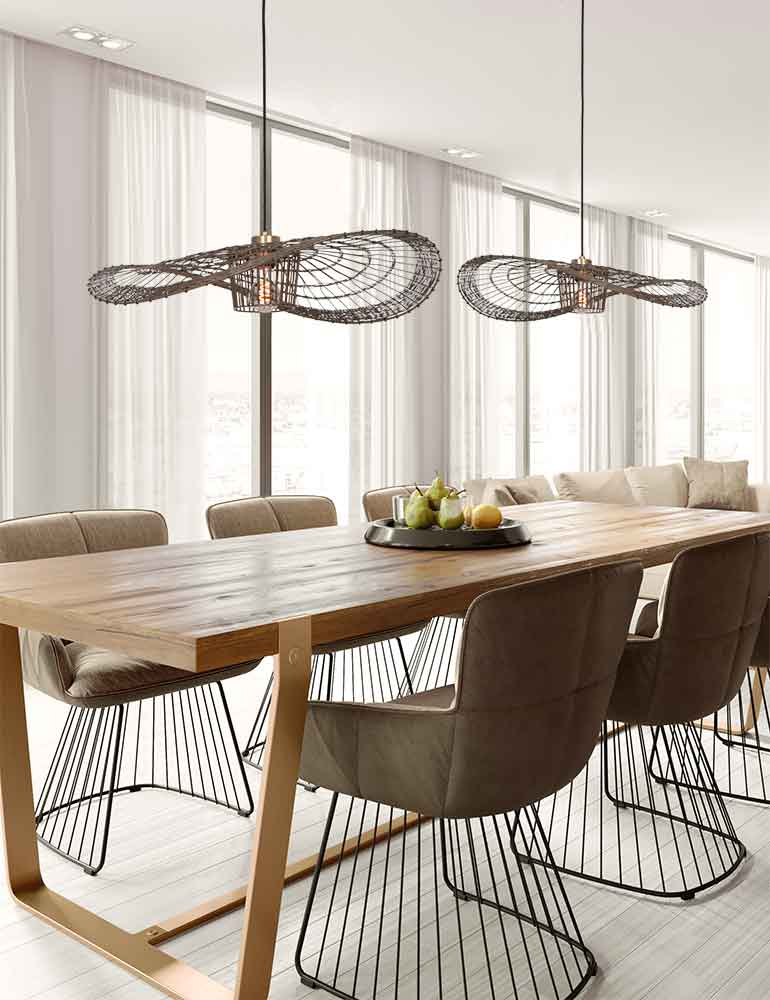 Suspension scandinave en corde Steinhauer Chapeau bronze – Image 3