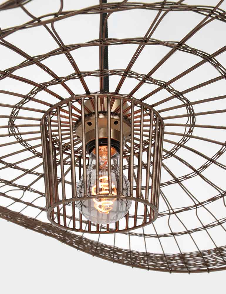 Suspension scandinave en corde Steinhauer Chapeau bronze – Image 4