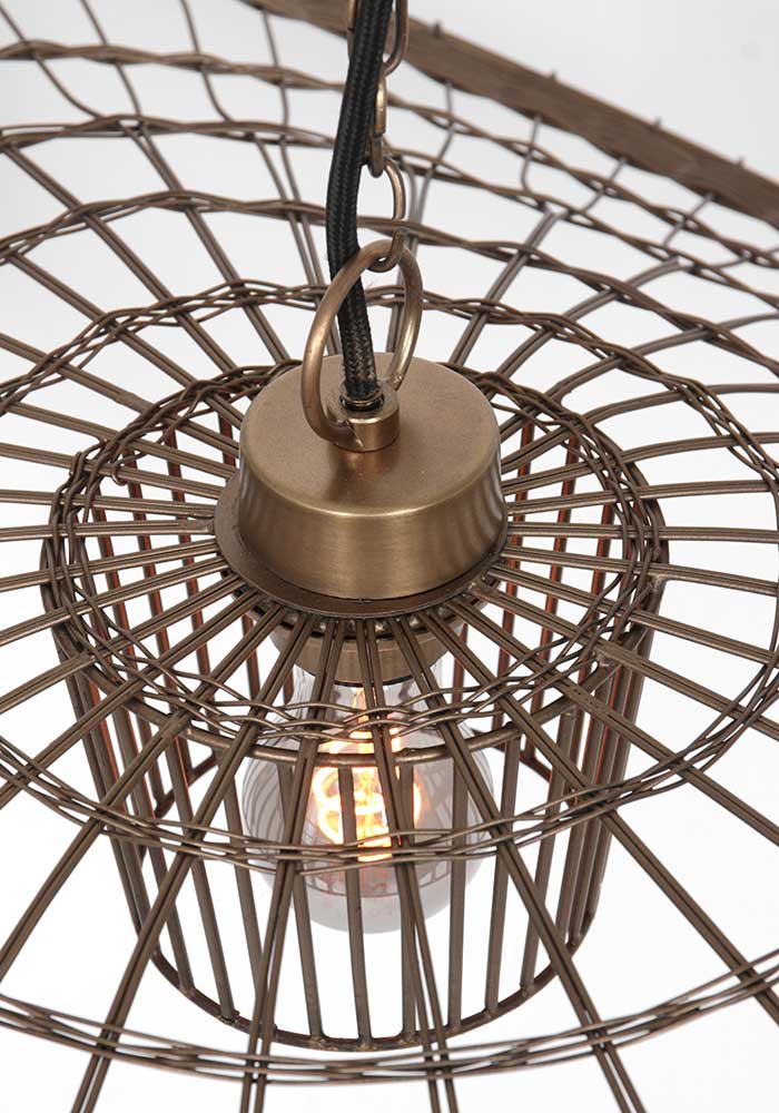 Suspension scandinave en corde Steinhauer Chapeau bronze – Image 5