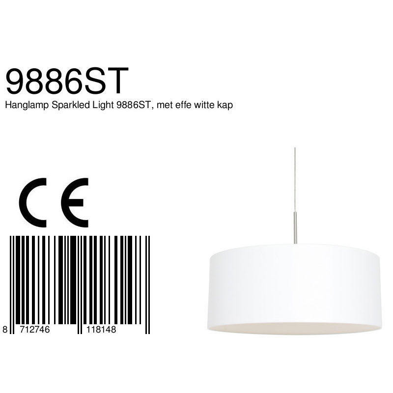 Suspension Stresa Steinhauer gris et acier – Image 7