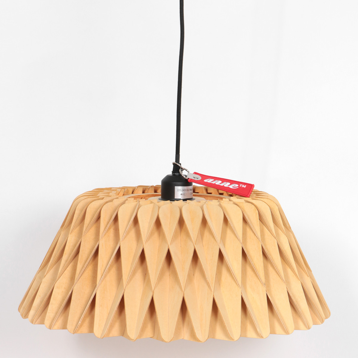Suspension en bois naturel tendance Anne Light & Home Maze – Image 10
