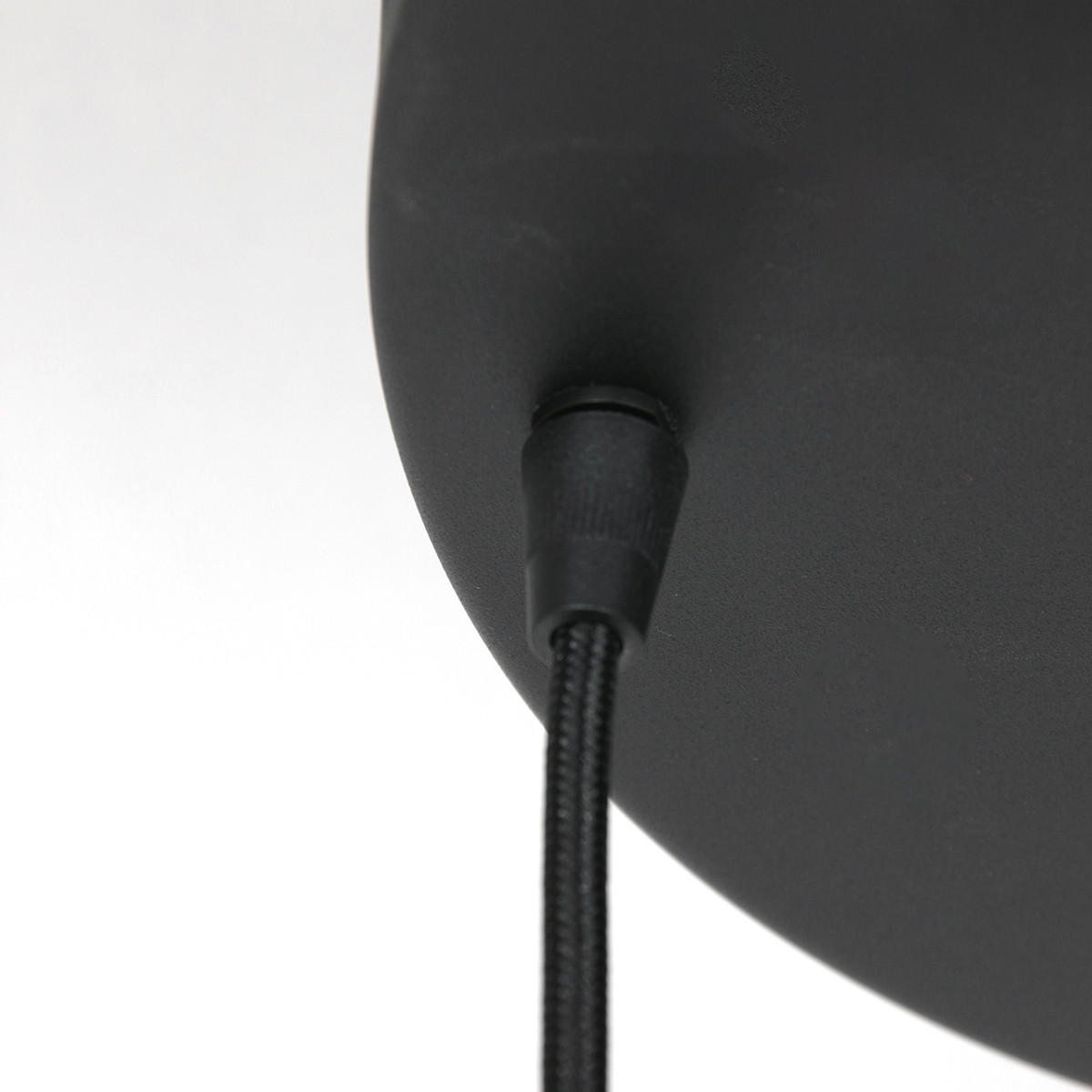 Suspension moderne en métal et verre noir Steinhauer Reflexion – Image 19