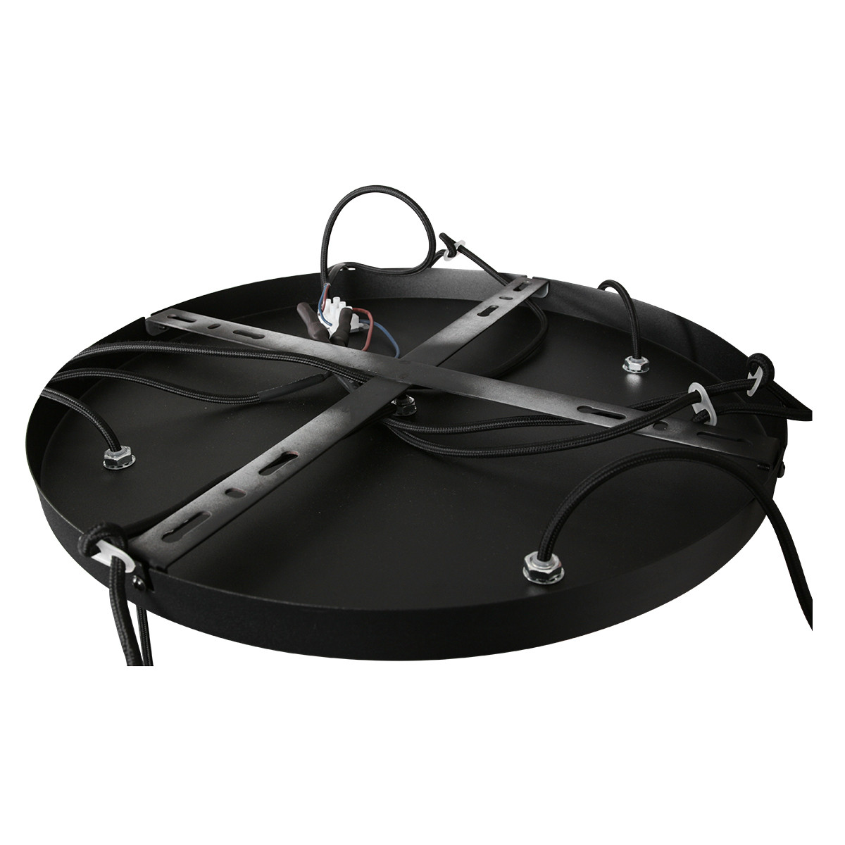 Suspension moderne en verre ambré et métal Steinhauer Bollique – Image 15