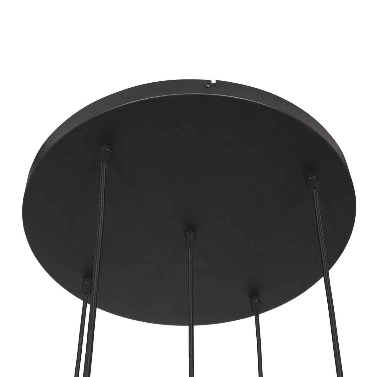 Suspension moderne en verre ambré et métal Steinhauer Bollique – Image 7