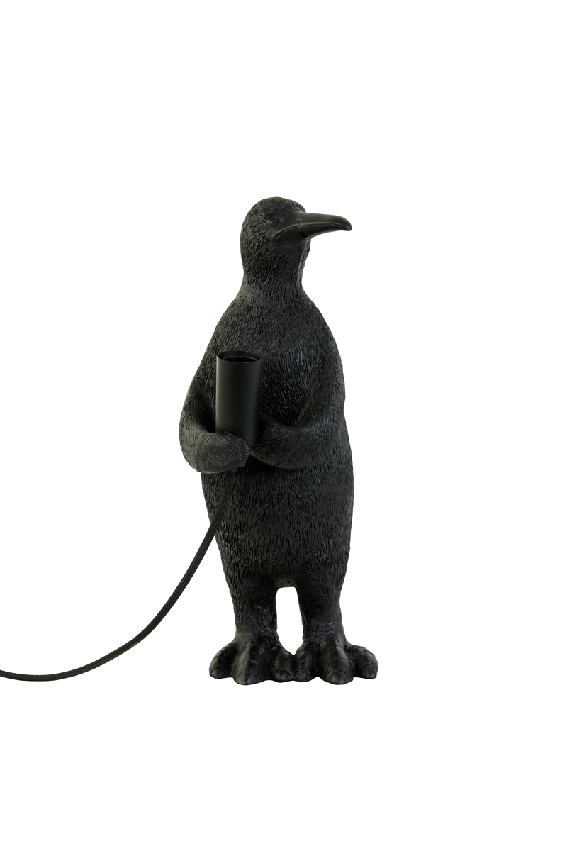Lampe de table moderne noire pingouin Light & Living Penguin – Image 3