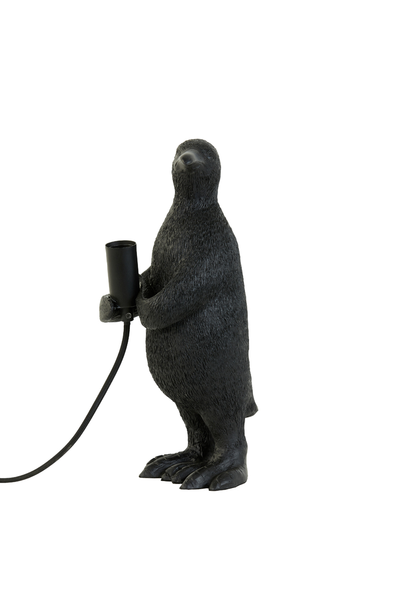 Lampe de table moderne noire pingouin Light & Living Penguin – Image 4