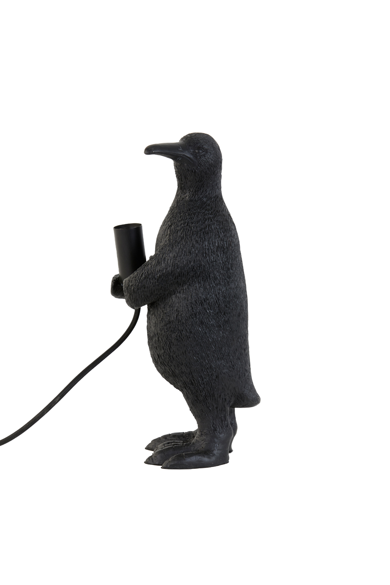Lampe de table moderne noire pingouin Light & Living Penguin – Image 5