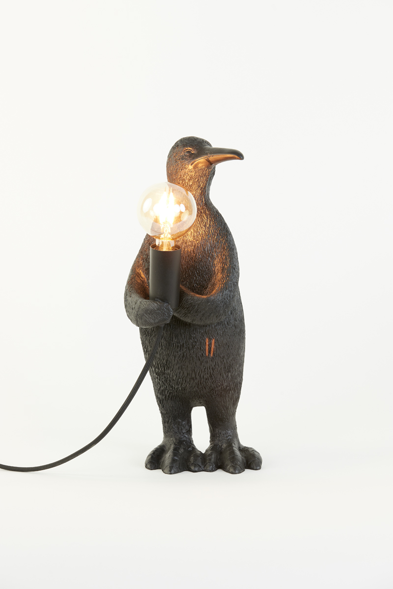 Lampe de table moderne noire pingouin Light & Living Penguin – Image 7