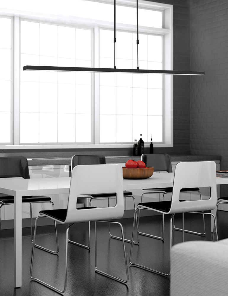 Très grand suspension led Steinhauer Bande noir – Image 3