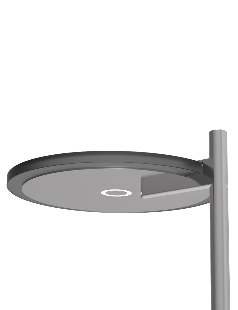 Uplight moderne en acier Steinhauer Turound verre noir – Image 3