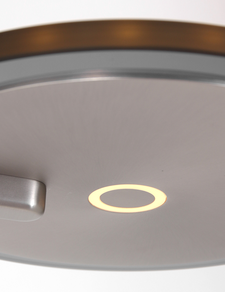 Uplight moderne en acier Steinhauer Turound verre noir – Image 5