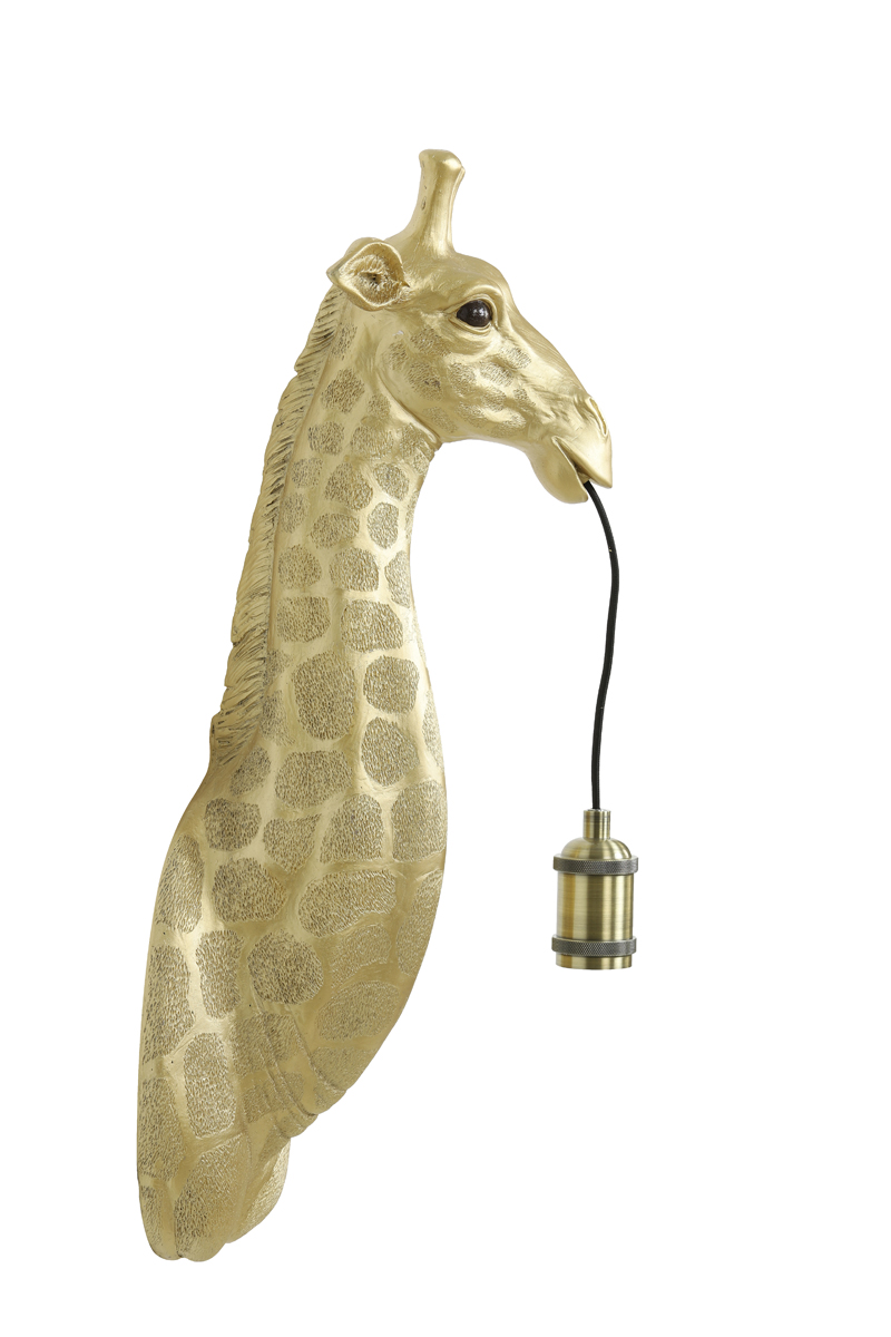 Applique murale moderne girafe dorée Light & Living Giraffe – Image 4