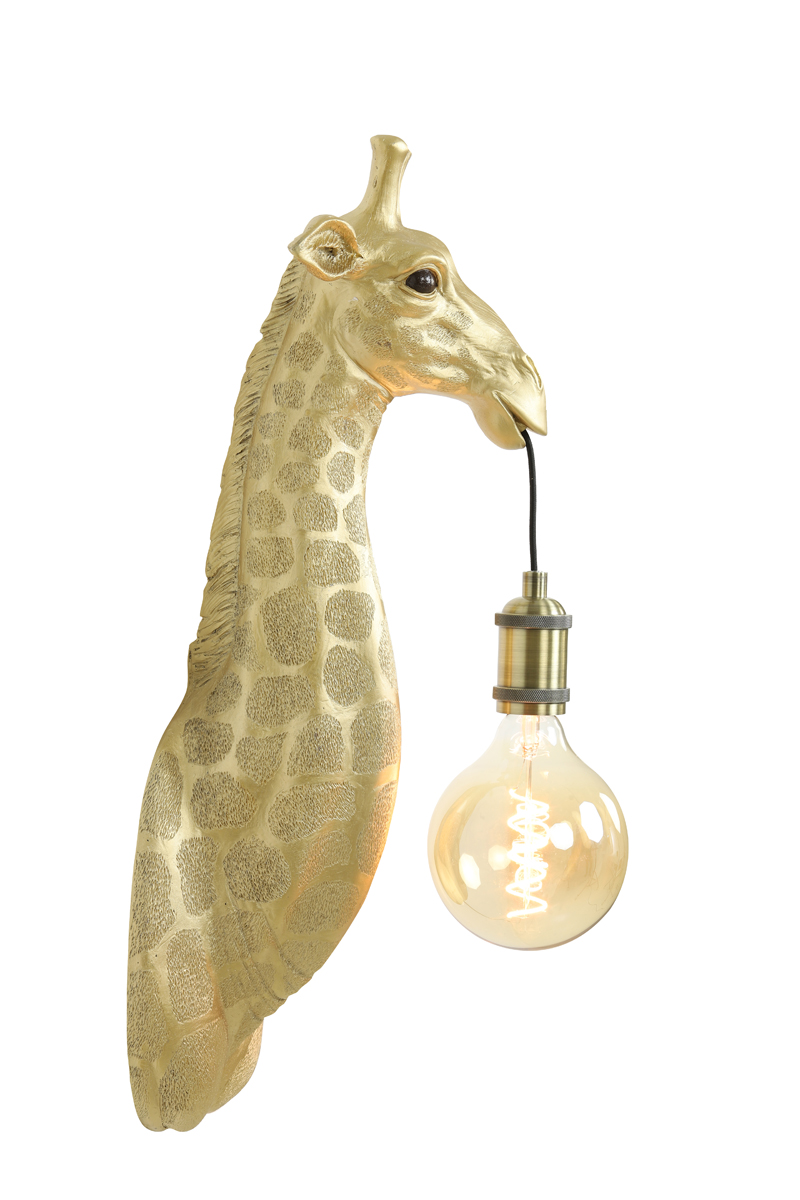 Applique murale moderne girafe dorée Light & Living Giraffe – Image 6