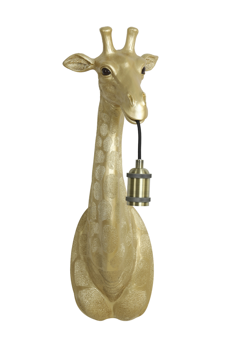 Applique murale moderne girafe dorée Light & Living Giraffe – Image 7