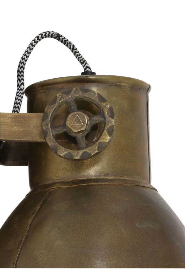 Applique murale marron classique or Light & Living Elay – Image 6