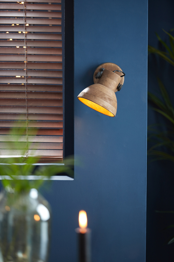 Applique murale en bois marron Light & Living Ilanio – Image 11