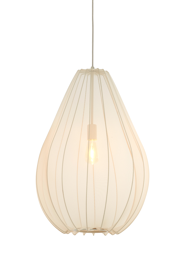 Suspension transparente couleur sable Light & Living Itela – Image 18