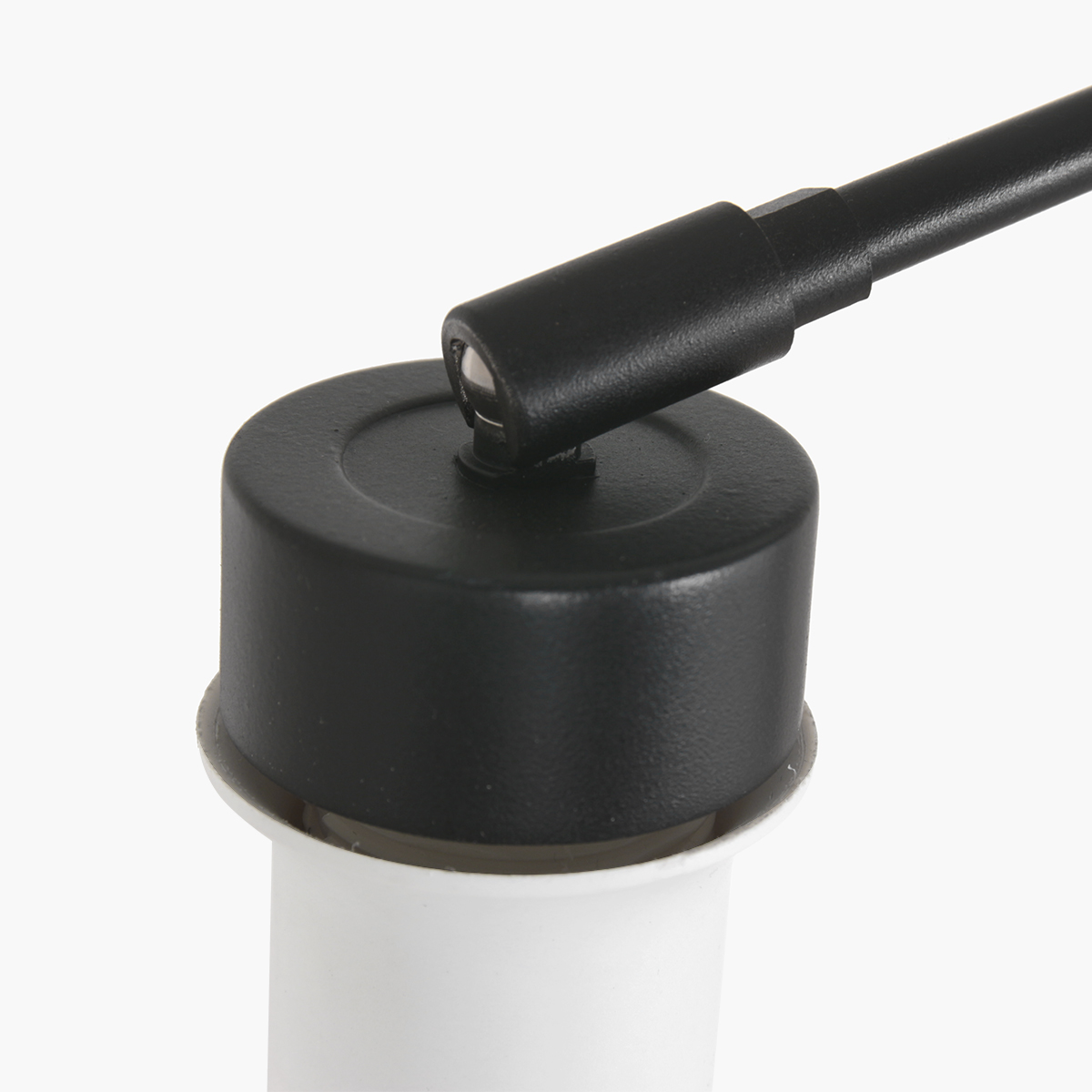 Applique murale moderne noire avec abat-jour en osier Steinhauer Prestige Chic – Image 4