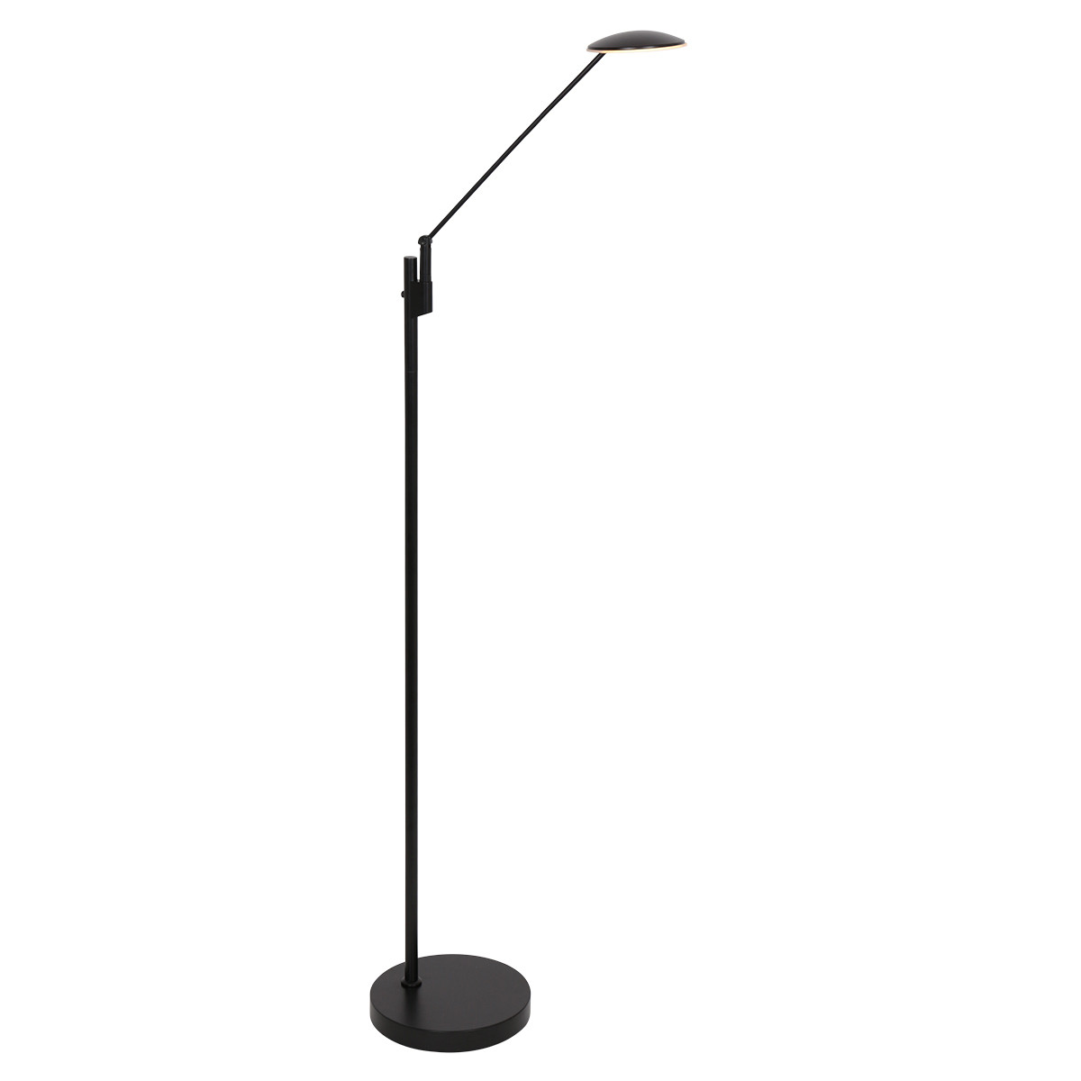 Lampadaire métal argenté LED Steinhauer Daphne