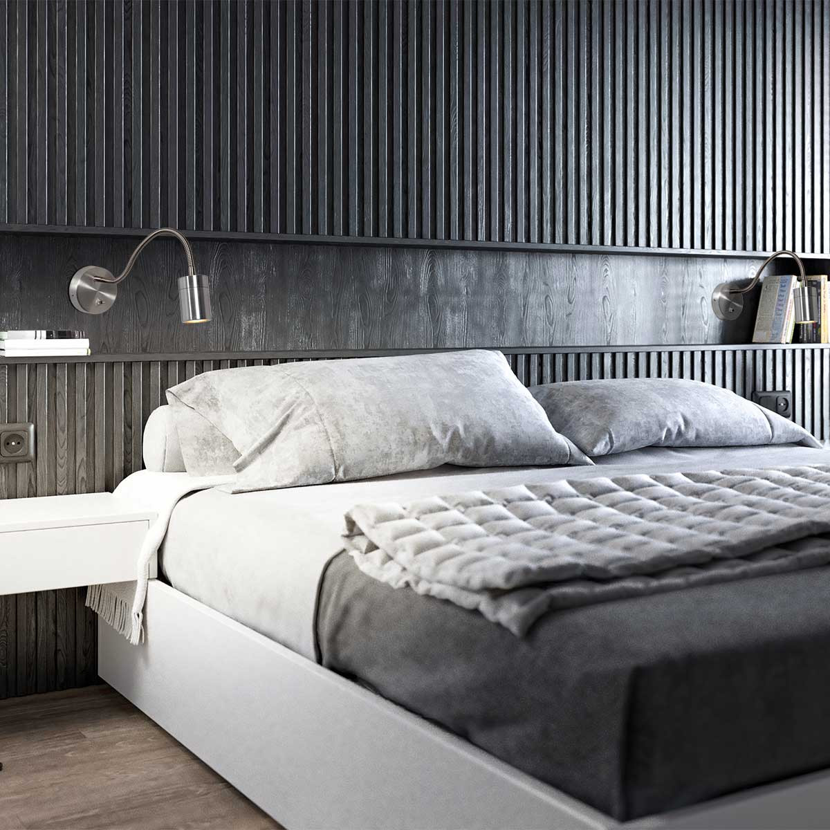 Applique murale moderne en acier flexible Mexlite Upround – Image 3